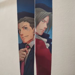 Ace Attorney Phoenix Wright Cloth Lanyard With Clasp Official Capcom Collectible